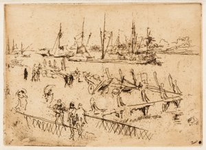 Küçük Dordrecht by James Abbott McNeill Whistler