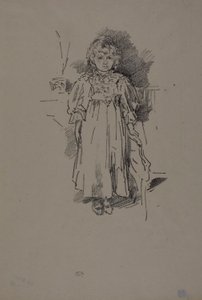 Küçük Evelyn by James Abbott McNeill Whistler