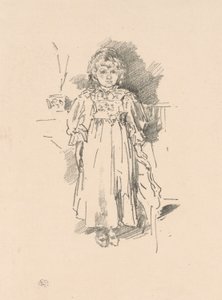 Küçük Evelyn by James Abbott McNeill Whistler
