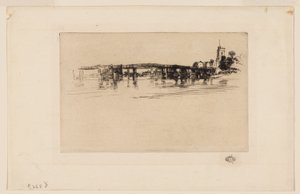 Küçük Putney Köprüsü by James Abbott McNeill Whistler