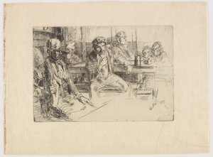 kıyı erkekleri by James Abbott McNeill Whistler