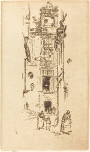 Belediye Binası, Loches by James Abbott McNeill Whistler