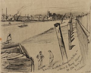 değirmen bankası by James Abbott McNeill Whistler