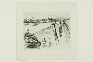 değirmen bankası by James Abbott McNeill Whistler