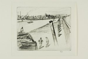 değirmen bankası by James Abbott McNeill Whistler