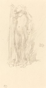 Model Drapajı by James Abbott McNeill Whistler