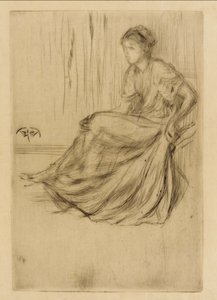 Oturan Model by James Abbott McNeill Whistler
