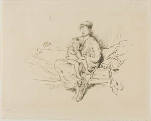 Anne ve Çocuk, No. 2 by James Abbott McNeill Whistler