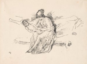 Anne ve Çocuk, No. 4 by James Abbott McNeill Whistler