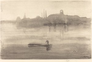 gece by James Abbott McNeill Whistler
