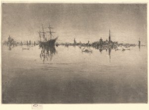 gece by James Abbott McNeill Whistler