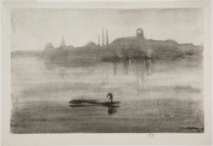 gece by James Abbott McNeill Whistler