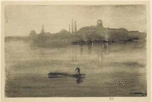 gece by James Abbott McNeill Whistler