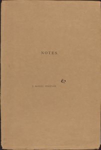 notlar by James Abbott McNeill Whistler