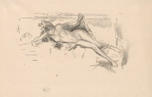 Çıplak Model, Yatan by James Abbott McNeill Whistler