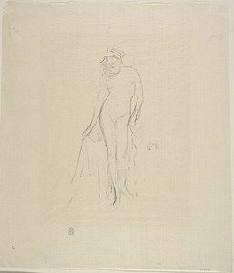 Çıplak Model, Ayakta by James Abbott McNeill Whistler