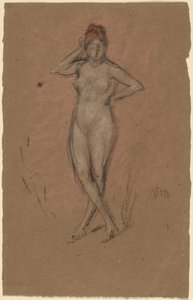 Çıplak Ayakta Bacaklar Çapraz by James Abbott McNeill Whistler