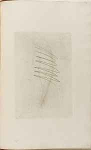 çıplak kadın ayakta, el, kalça by James Abbott McNeill Whistler