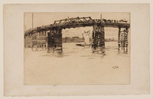 Eski Battersea Köprüsü by James Abbott McNeill Whistler