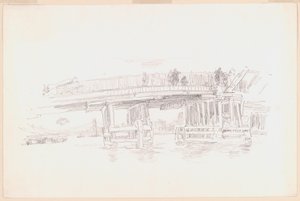 Eski Battersea Köprüsü by James Abbott McNeill Whistler