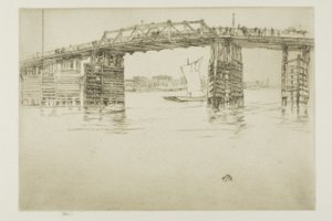 Eski Battersea Köprüsü by James Abbott McNeill Whistler