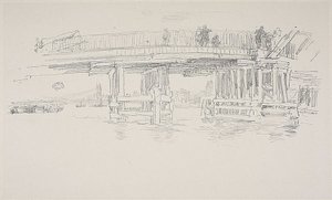 Eski Battersea Köprüsü by James Abbott McNeill Whistler