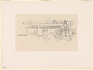 Eski Battersea Köprüsü by James Abbott McNeill Whistler