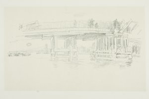 Eski Battersea Köprüsü by James McNeill Whistler