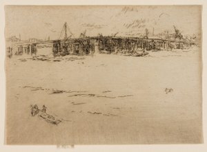 Eski Battersea Köprüsü, No. 2 by James Abbott McNeill Whistler