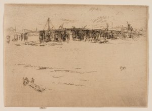 Eski Battersea Köprüsü, No. 2 by James Abbott McNeill Whistler