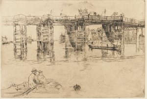 Eski Putney Köprüsü by James Abbott McNeill Whistler