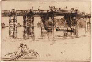 Eski Putney Köprüsü by James Abbott McNeill Whistler