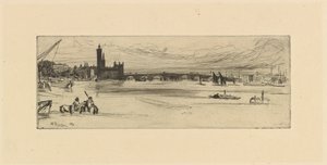 Eski Westminster Köprüsü by James Abbott McNeill Whistler
