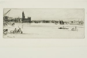 Eski Westminster Köprüsü by James Abbott McNeill Whistler