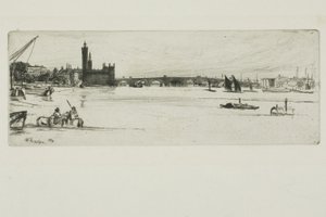 Eski Westminster Köprüsü by James Abbott McNeill Whistler