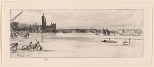 Eski Westminster Köprüsü by James Abbott McNeill Whistler