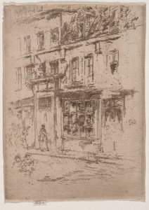 Petite Rue au Beurre, Brüksel by James McNeill Whistler