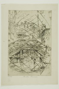 Piovan köprüsü by James Abbott McNeill Whistler
