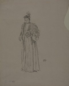 Portre Çalışması: Bayan Charlotte R. Williams by James Abbott McNeill Whistler