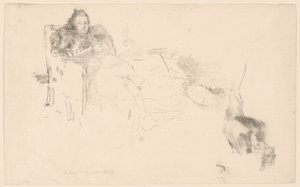 Portre Çalışması: Bayan Philip, No. 4 [Philips Çalışmaları] by James Abbott McNeill Whistler