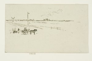 Tren İstasyonu, Voves by James Abbott McNeill Whistler