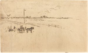 Tren İstasyonu, Voves by James Abbott McNeill Whistler