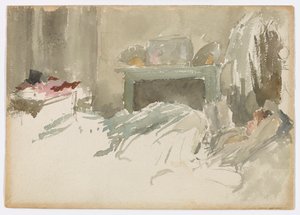 Yatakta Dinlenme by James Abbott McNeill Whistler