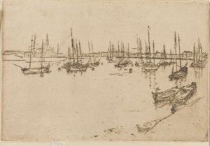 Aziz George by James Abbott McNeill Whistler