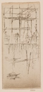 Savoy İskele by James Abbott McNeill Whistler