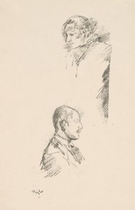 Bayan Philip ve Bay A. Studd'ın Eskizleri by James Abbott McNeill Whistler