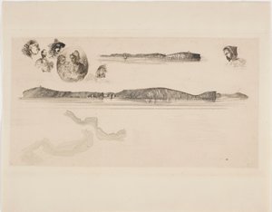 Sahil Etüt Plakası Eskizleri by James Abbott McNeill Whistler