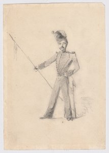 Lance ile asker by James Abbott McNeill Whistler