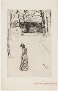 Speke Salonu: Cadde by James Abbott McNeill Whistler