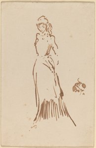 Ayakta Kadın Figürü by James Abbott McNeill Whistler